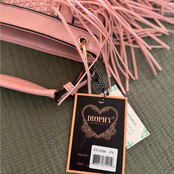 Pink Fringe Shoulder Bag #27 - Picture 2 of 5